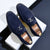 Herren Slipper Klassisch aus Leder, Bequeme Loafer für Alltag und besondere Anlässe 3