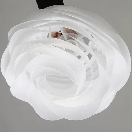 Deckenlampe mit Romantischer Rosengirlande für Wohnzimmer Schlafzimmer 2