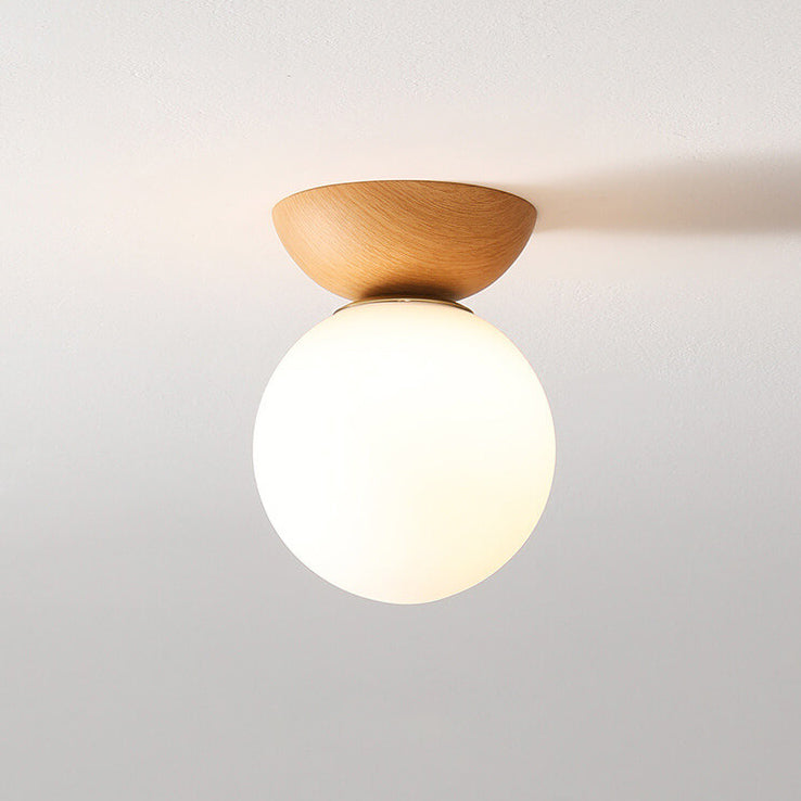 Deckenleuchte Japanisch Inspiriert Kugelförmig LED für Wohnzimmer Schlafzimmer Flur 0