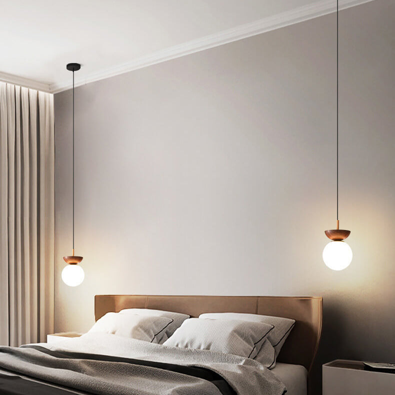 Deckenleuchte Japanisch Inspiriert Kugelförmig LED für Wohnzimmer Schlafzimmer Flur 4