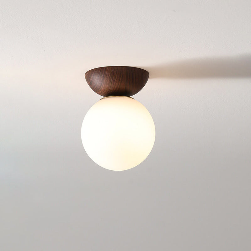 Deckenleuchte Japanisch Inspiriert Kugelförmig LED für Wohnzimmer Schlafzimmer Flur 9