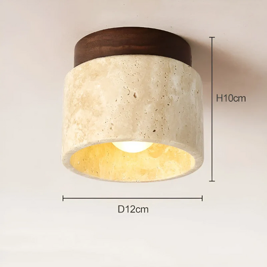 Deckenleuchte Japanisches Design für Wohnzimmer und Schlafzimmer, Rustikaler Stil mit Warmem Licht 0