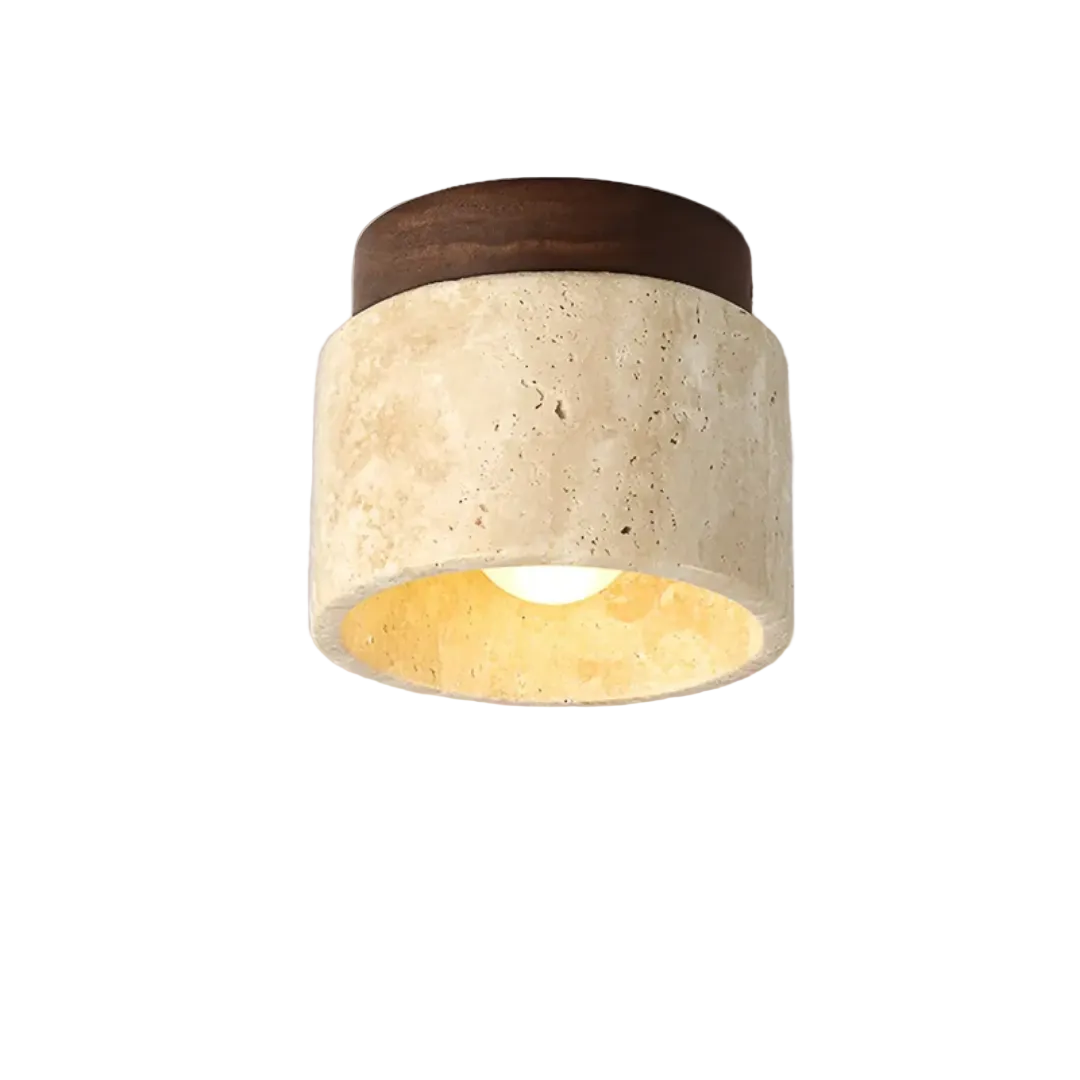 Deckenleuchte Japanisches Design für Wohnzimmer und Schlafzimmer, Rustikaler Stil mit Warmem Licht 3