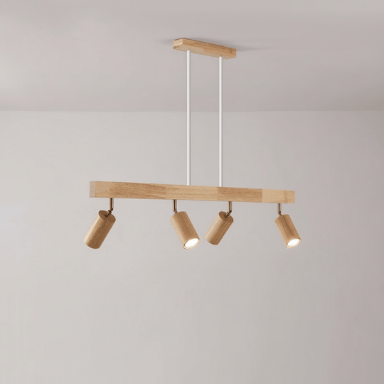 Deckenleuchte aus Massivholz mit einstellbarer LED-Lichtrichtung 19