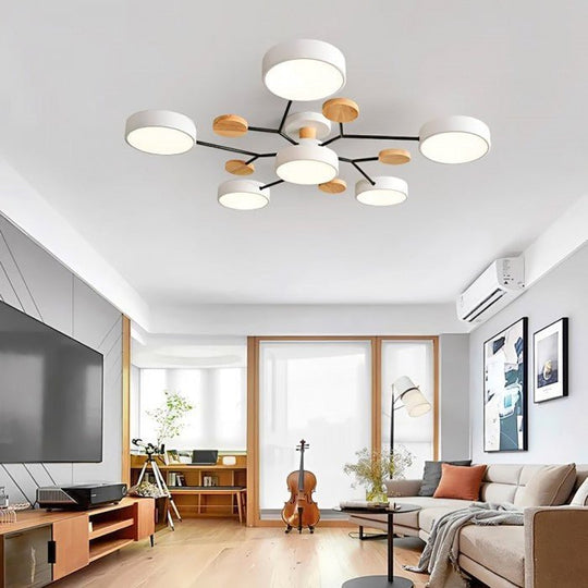 Deckenleuchte im skandinavischen Stil mit verzweigtem Design 1