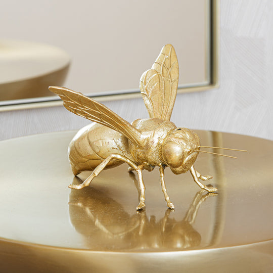 Dekorative Biene Gold Wohn Deko für Stilvolle Räume 1
