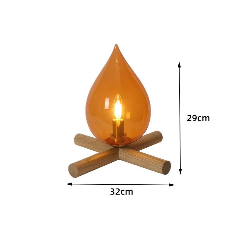 Dekorative Stimmungslampe mit realistischer Flamme 3