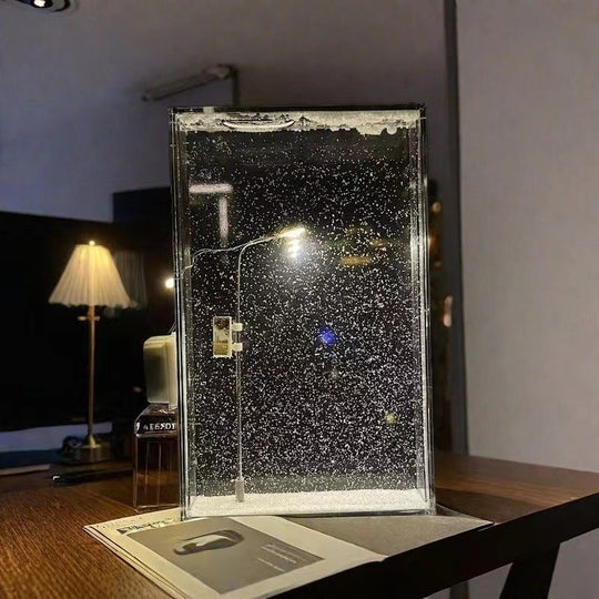 Dekorative Straßenlaterne Winterlandschaft für Gemütliche Abende 3
