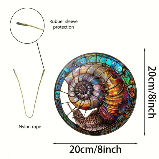 Dekorativer Sonnenfänger Riesenschnecke für den Außenbereich 5