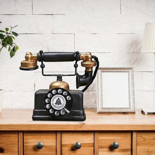 Dekoratives Retro-Telefon Ornament für das Wohnzimmer 0