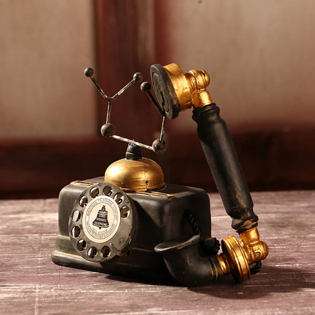 Dekoratives Retro-Telefon Ornament für das Wohnzimmer 1