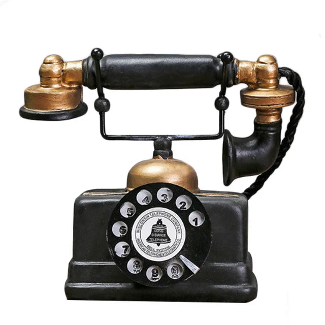 Dekoratives Retro-Telefon Ornament für das Wohnzimmer 3