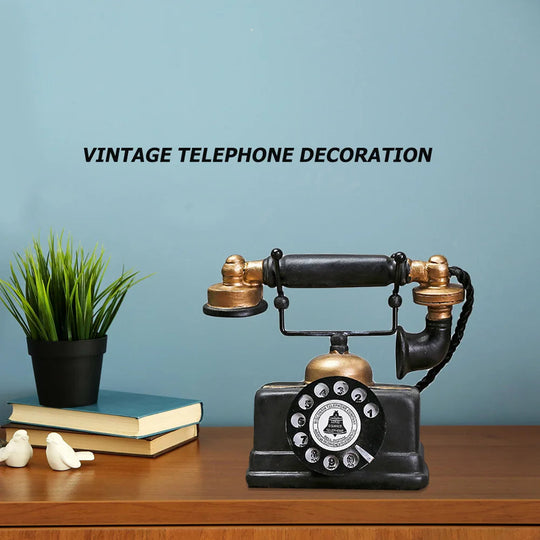Dekoratives Retro-Telefon Ornament für das Wohnzimmer 4