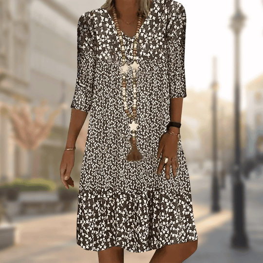 Variant image for Damen Kleid Elegantes Sommerkleid Baumwolle Polyester-9