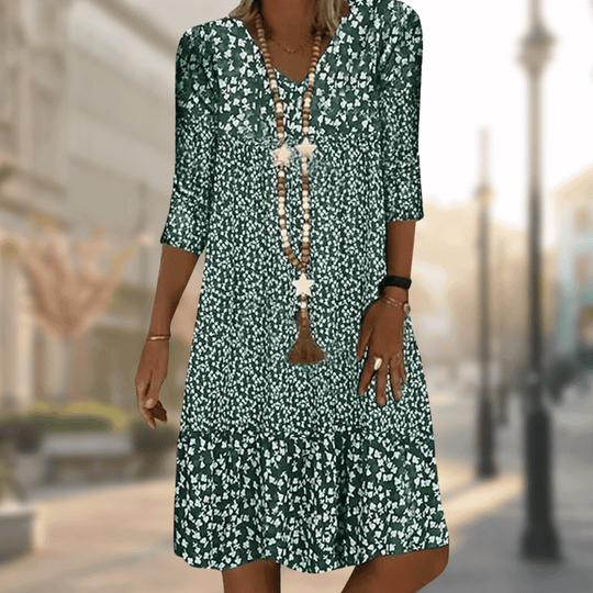 Variant image for Damen Kleid Elegantes Sommerkleid Baumwolle Polyester-15