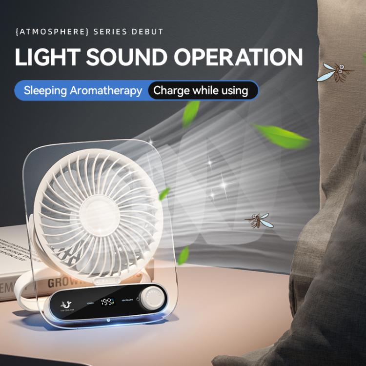 Desktop Ventilator mit Aromatherapie und LED-Anzeige 4