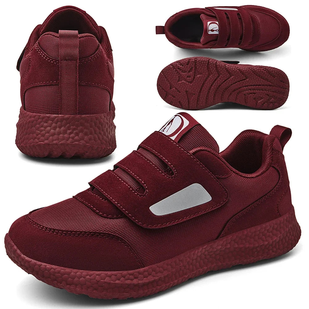 Diabetiker Schuhe für Damen und Herren, Orthopädische Slip-On Sneakers mit verstellbarem Verschluss 1