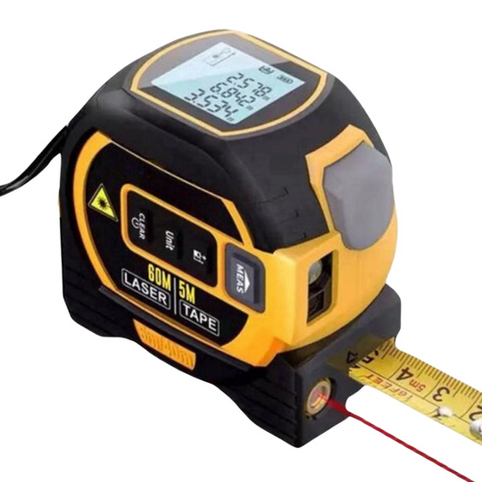 Digitales Laserbandmaß 3-in-1 für Präzise Messungen bis 60 Meter 0