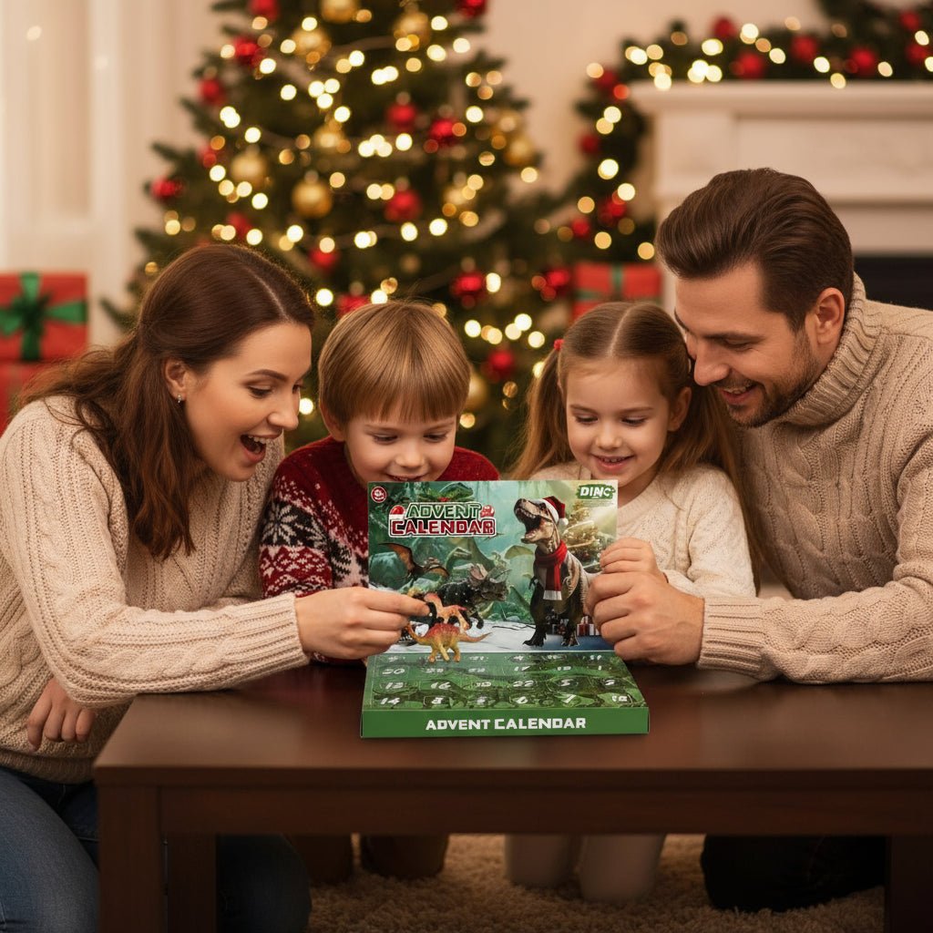 Dinosaurier Adventskalender mit 24 Spielzeugen für Kinder 1