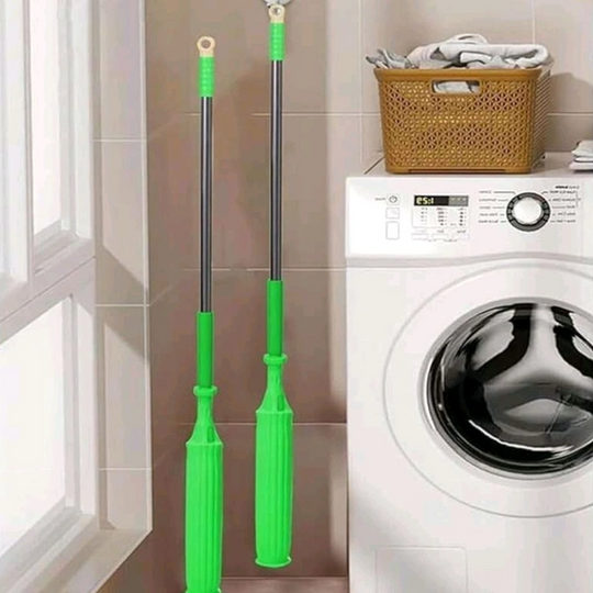 Doppelmopp Reinigungssystem Wischmopp 2-in-1 für Effizientes Wischen und Trocknen 4