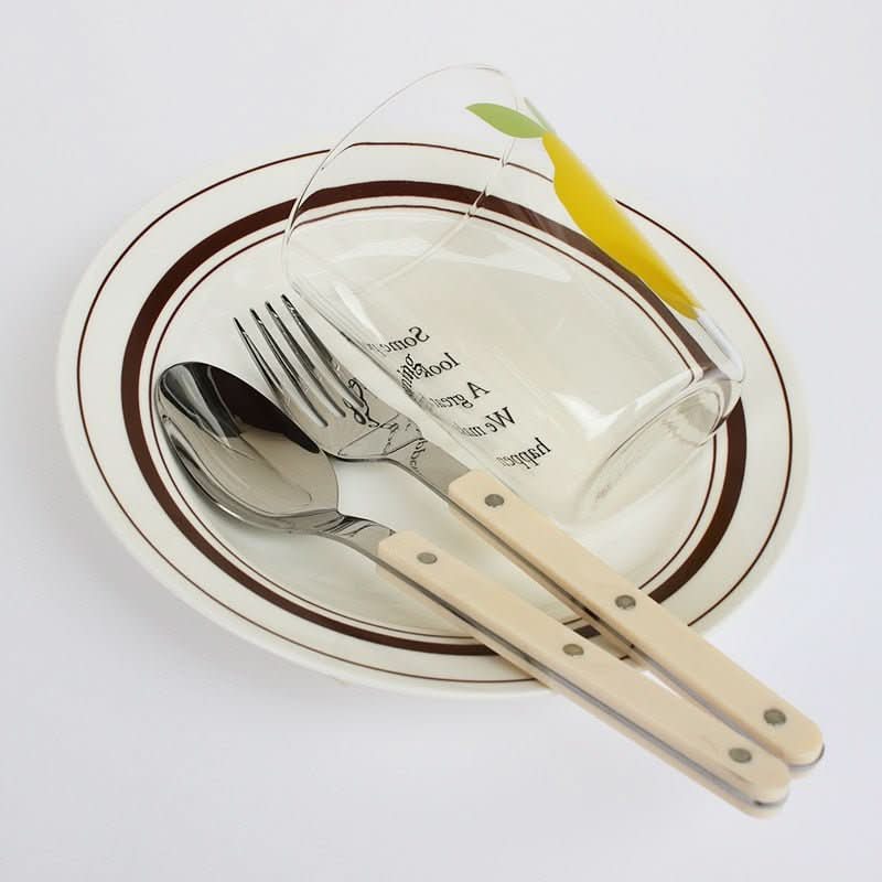 Edelstahl Besteckset für 6 Personen mit Gravur 7