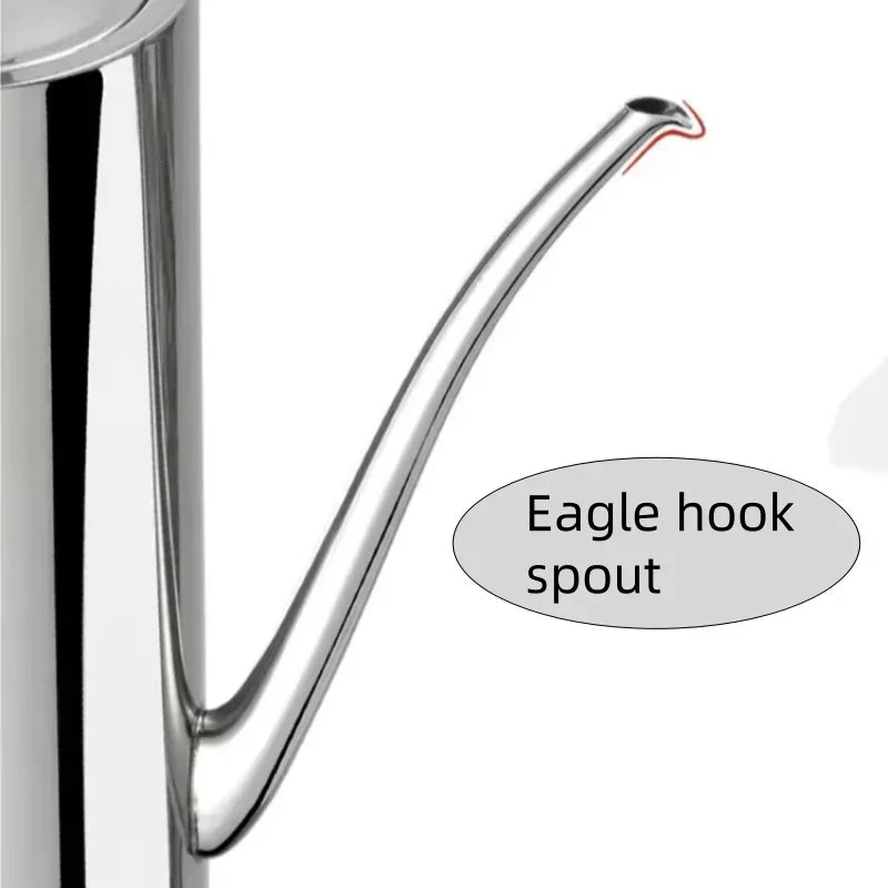 Edelstahl Ölkanne 500/700 ml mit Auslaufdesign 4