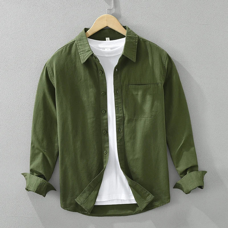 Variant image for Herrenhemd Casual Kurzarm Baumwolle für Sommer-7