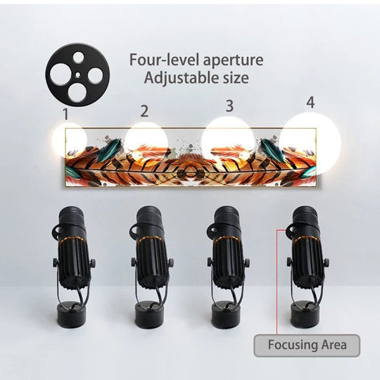 Einstellbarer Deckenstrahler LED Modern für Vielseitige Innenräume 2
