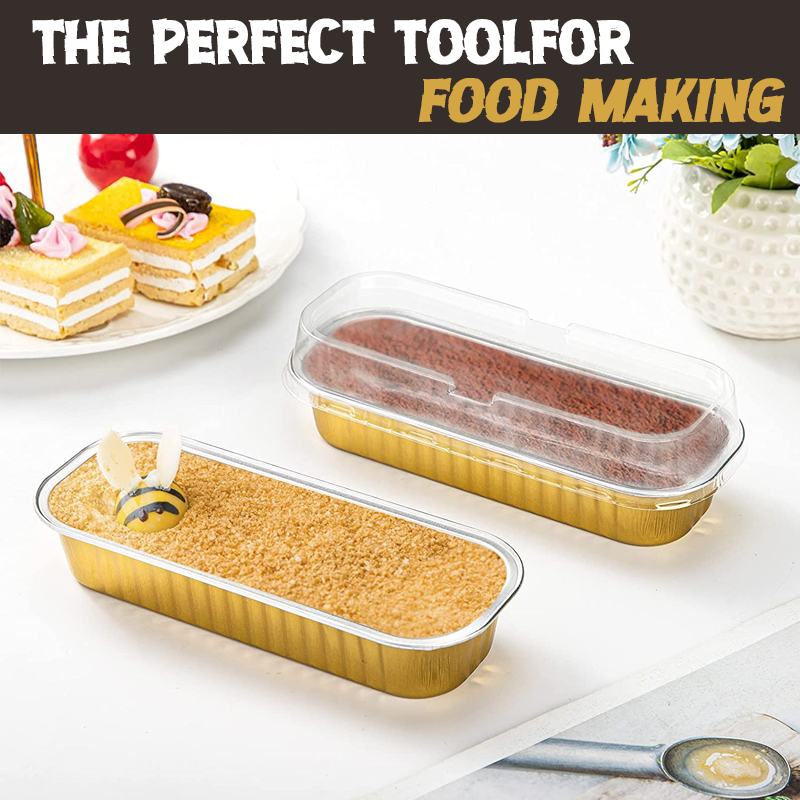 Einweg Aluminium Box für Grillen und Backen, Multifunktionale Alu Box für Catering und Take-Away 7