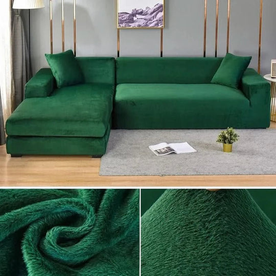Elastischer Sofabezug für Jedes Wohnzimmer - Stylischer Couch Bezug für L-förmige Sofas und Akzentsessel 13