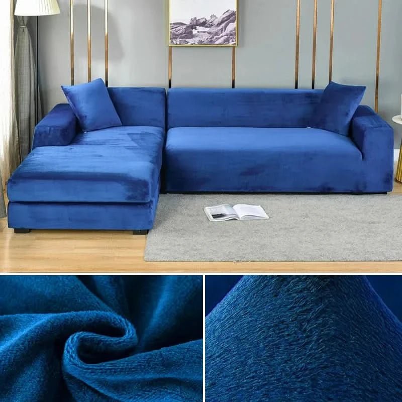Elastischer Sofabezug für Jedes Wohnzimmer - Stylischer Couch Bezug für L-förmige Sofas und Akzentsessel 17
