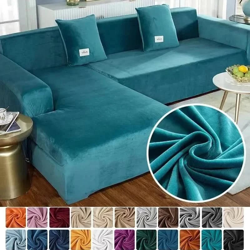 Elastischer Sofabezug für Jedes Wohnzimmer - Stylischer Couch Bezug für L-förmige Sofas und Akzentsessel 2