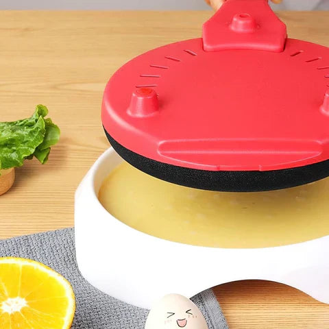 Elektrische Crêpe Pfanne Mit Einstellbarer Temperatur Und Antihaftbeschichtung 2