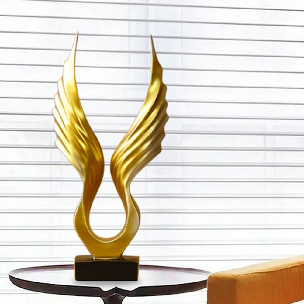 Engelsflügel Skulptur für Heimdekoration – Aesthetisches Design für Wohnzimmer und Schlafzimmer 3
