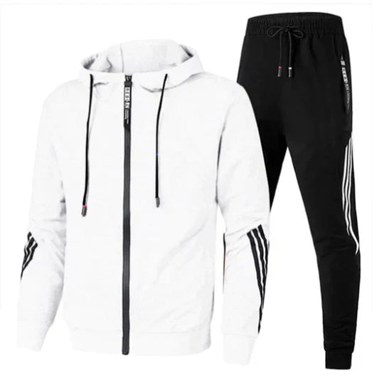 Variant image for Herren Trainingsanzug Sportlich Bequem Polyester für Freizeit und Sport-13