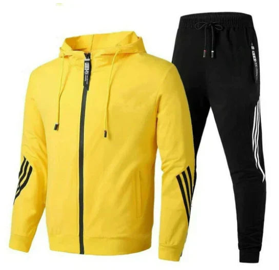 Herren Trainingsanzug Sportlich Bequem Polyester für Freizeit und Sport-1