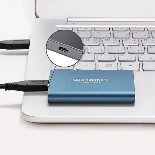 Externe SSD Festplatte Tragbar mit USB 3.1 - Hohe Speicherkapazität für Unterwegs 4