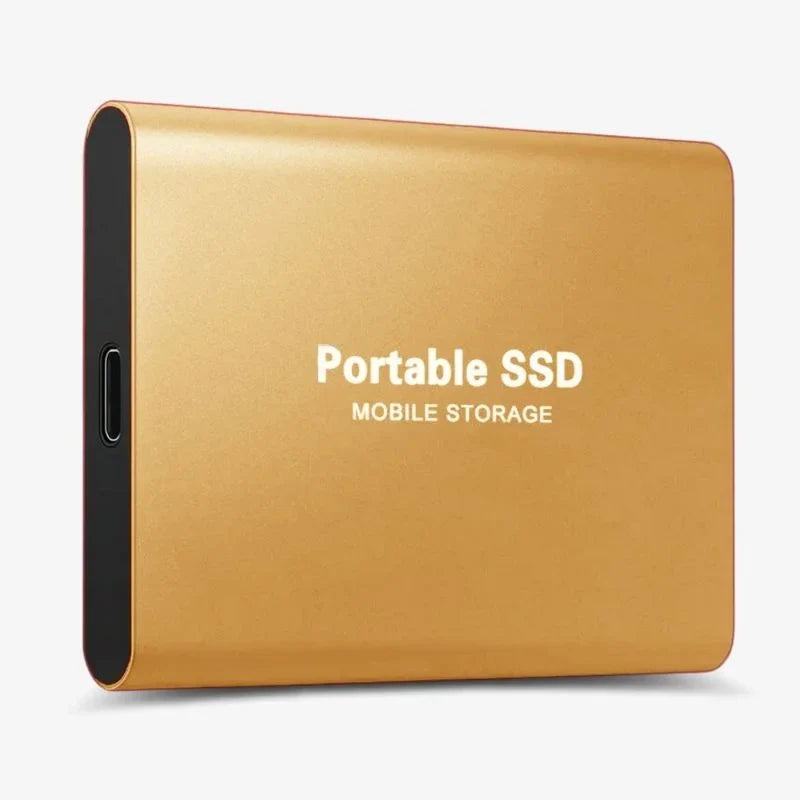 Externe tragbare SSD-Festplatte aus Aluminium mit hoher Geschwindigkeit 2