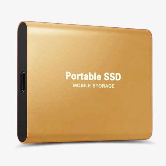 Externe tragbare SSD-Festplatte aus Aluminium mit hoher Geschwindigkeit 2