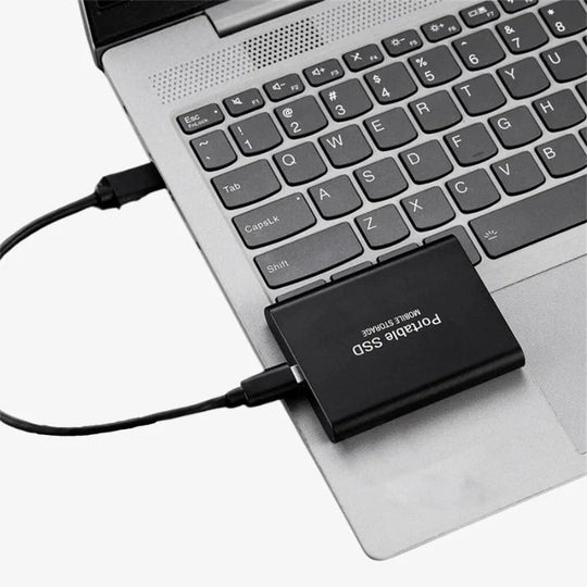 Externe tragbare SSD-Festplatte aus Aluminium mit hoher Geschwindigkeit 4