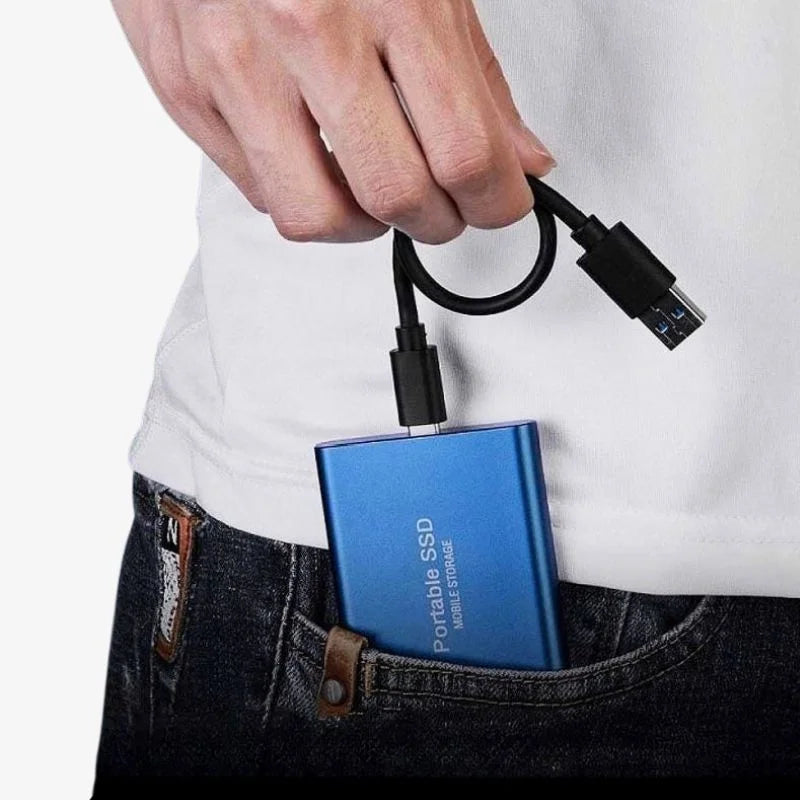 Externe tragbare SSD-Festplatte aus Aluminium mit hoher Geschwindigkeit 5