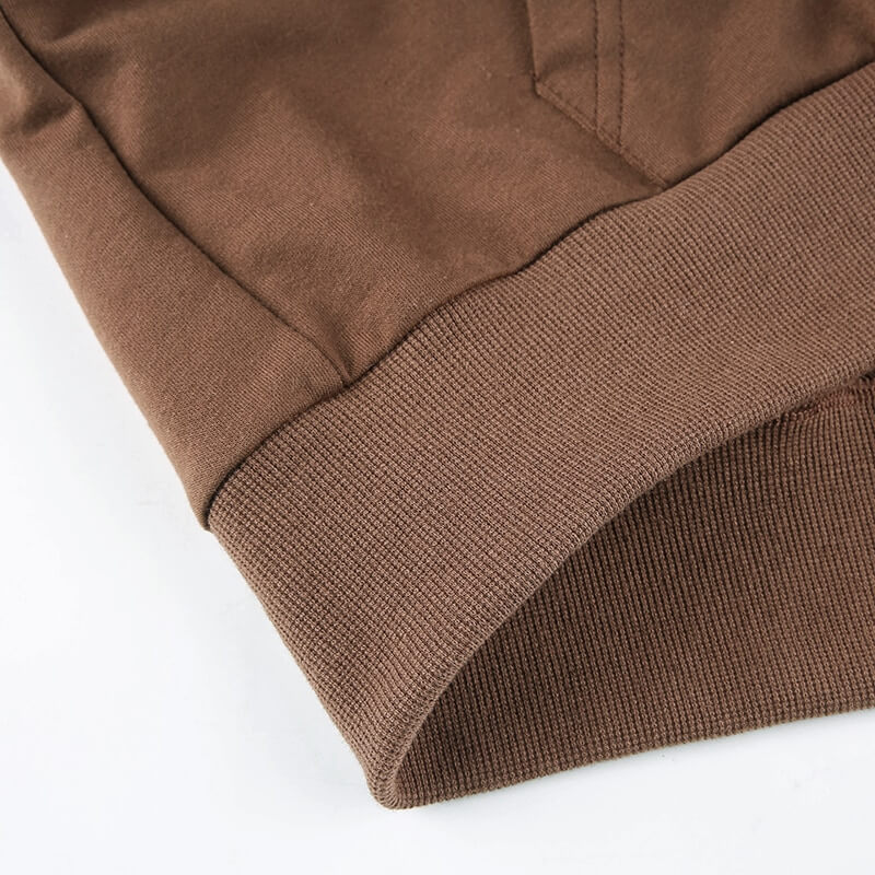 Extra Schmaler Kapuzenpullover Mit Reißverschluss