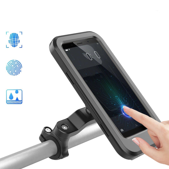 Fahrrad Handyhalterung mit USB-Ladefunktion 0