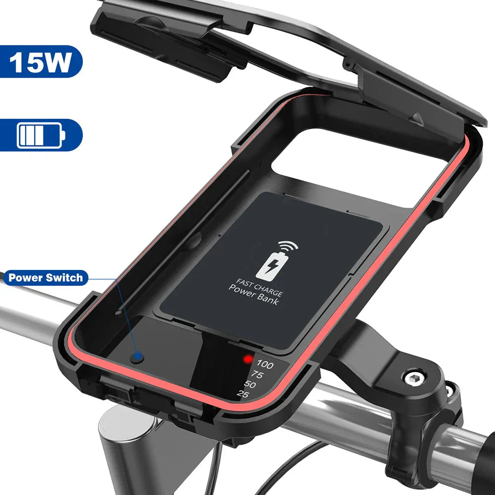Fahrrad Handyhalterung mit USB-Ladefunktion 9