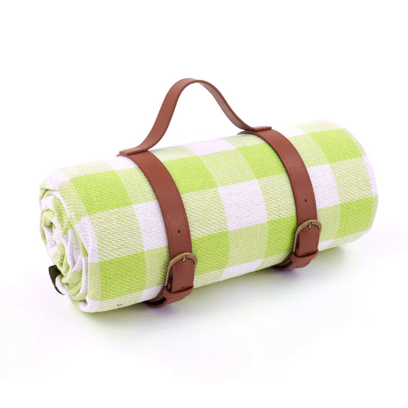 Faltbare Picknickdecke Wasserdicht für Outdoor-Aktivitäten und Campingdecke mit Karomuster 8