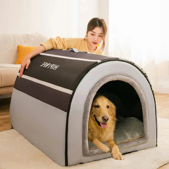 Faltbares Hundebett für Kleine und Mittlere Hunde mit Weicher Polsterung 2