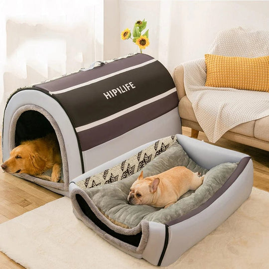 Faltbares Hundebett für Kleine und Mittlere Hunde mit Weicher Polsterung 4