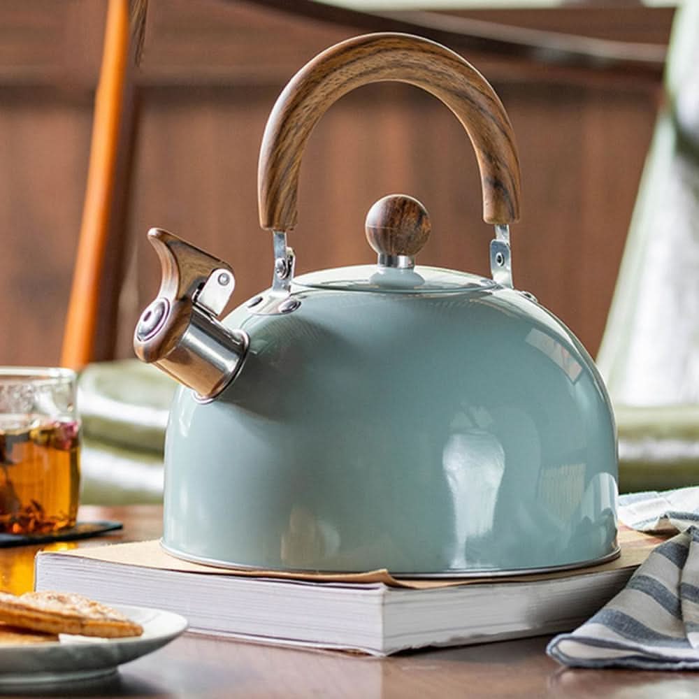 Flötenkessel für Induktion 3L Klassisches Design mit Hitzebeständigem Griff 0
