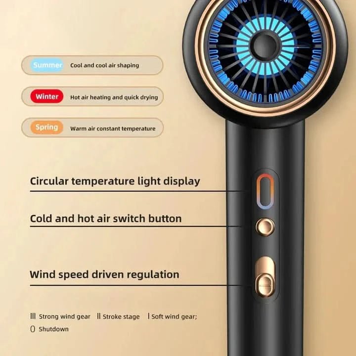 Föhn 2400 W mit Ionentechnologie für alle Haartypen – Geräuscharm und ergonomisch 5