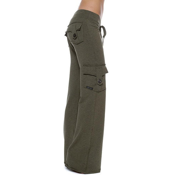 Frauen Bootleg Cargo-Hose